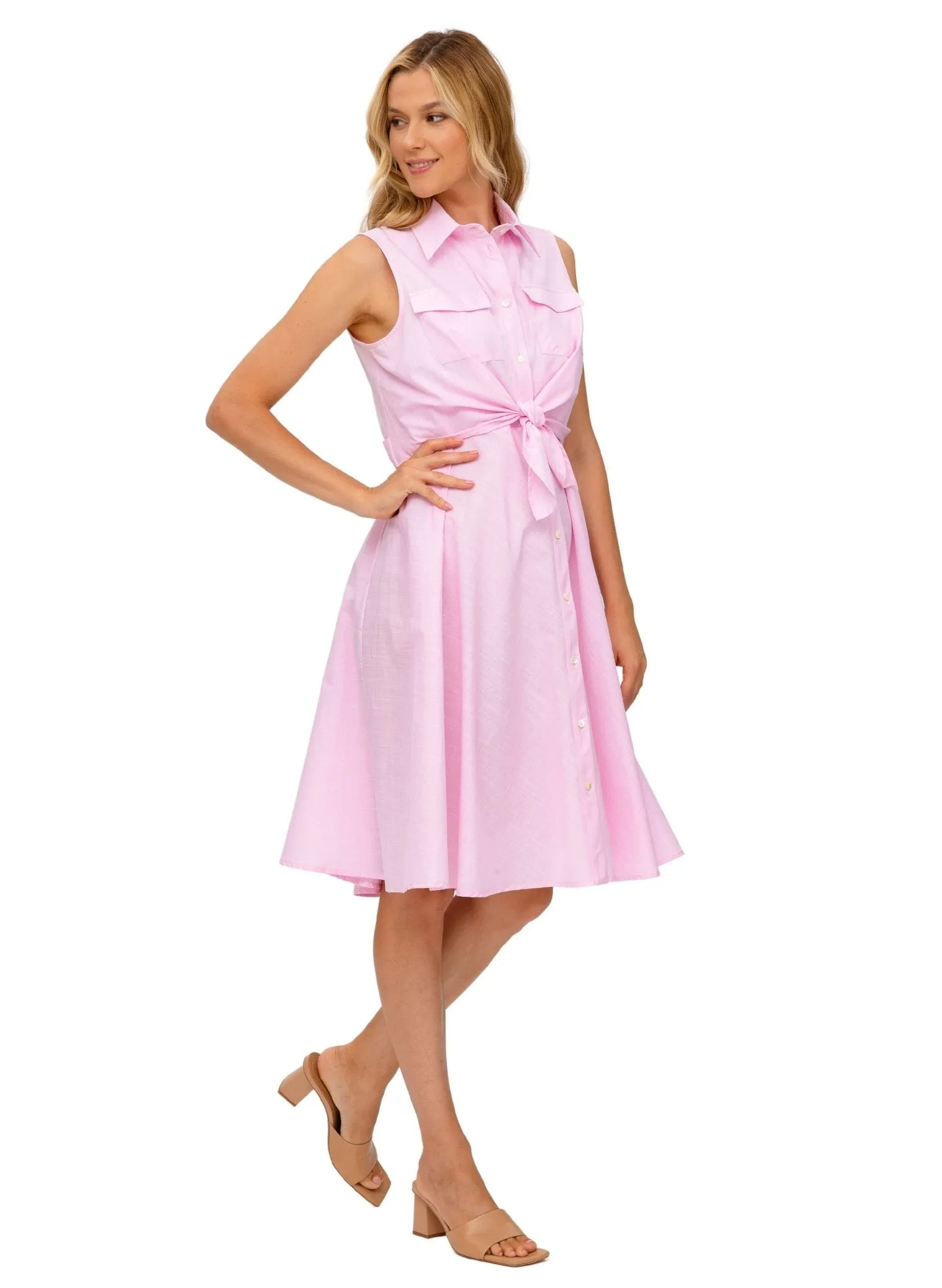 Anastasia Maternity Dress - Rose Quartz