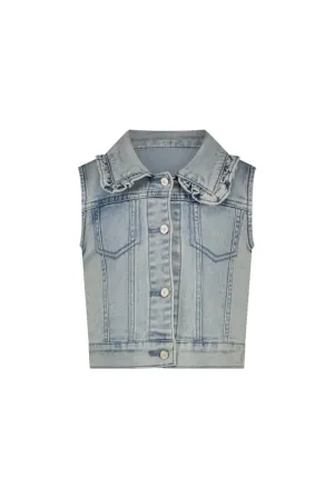 ANGELES gilet Denim