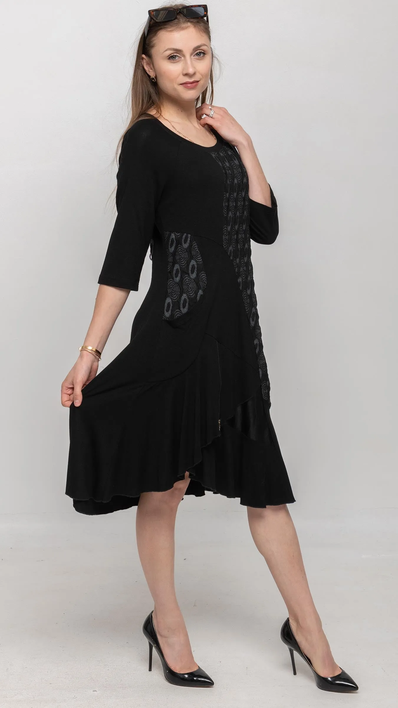 Buy Women's Short Black Flared Dresses Online