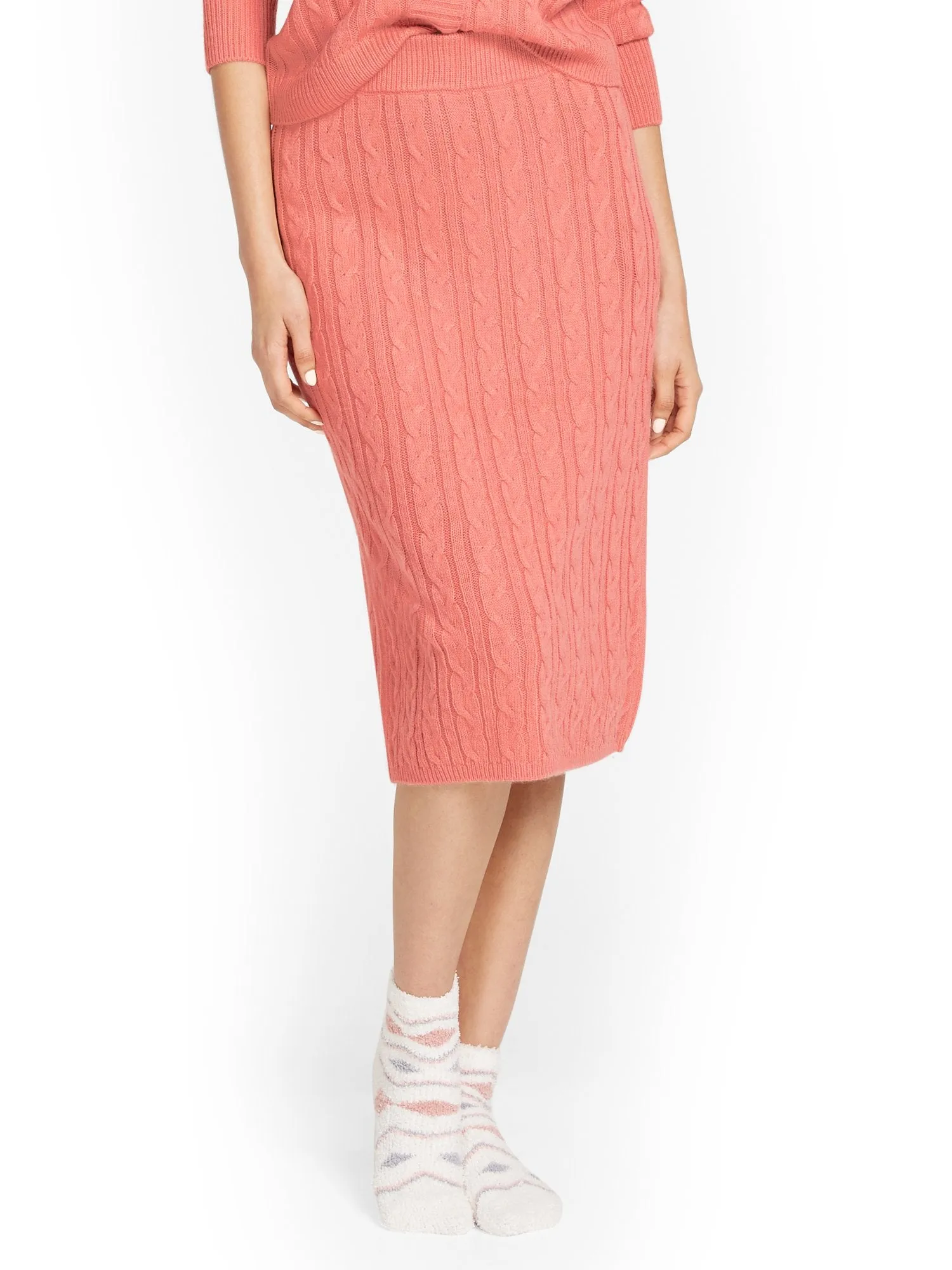 Cable-Knit Skirt