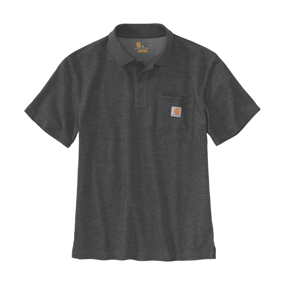 Carhartt Men's Loose Fit Short Sleeve Pocket Polo