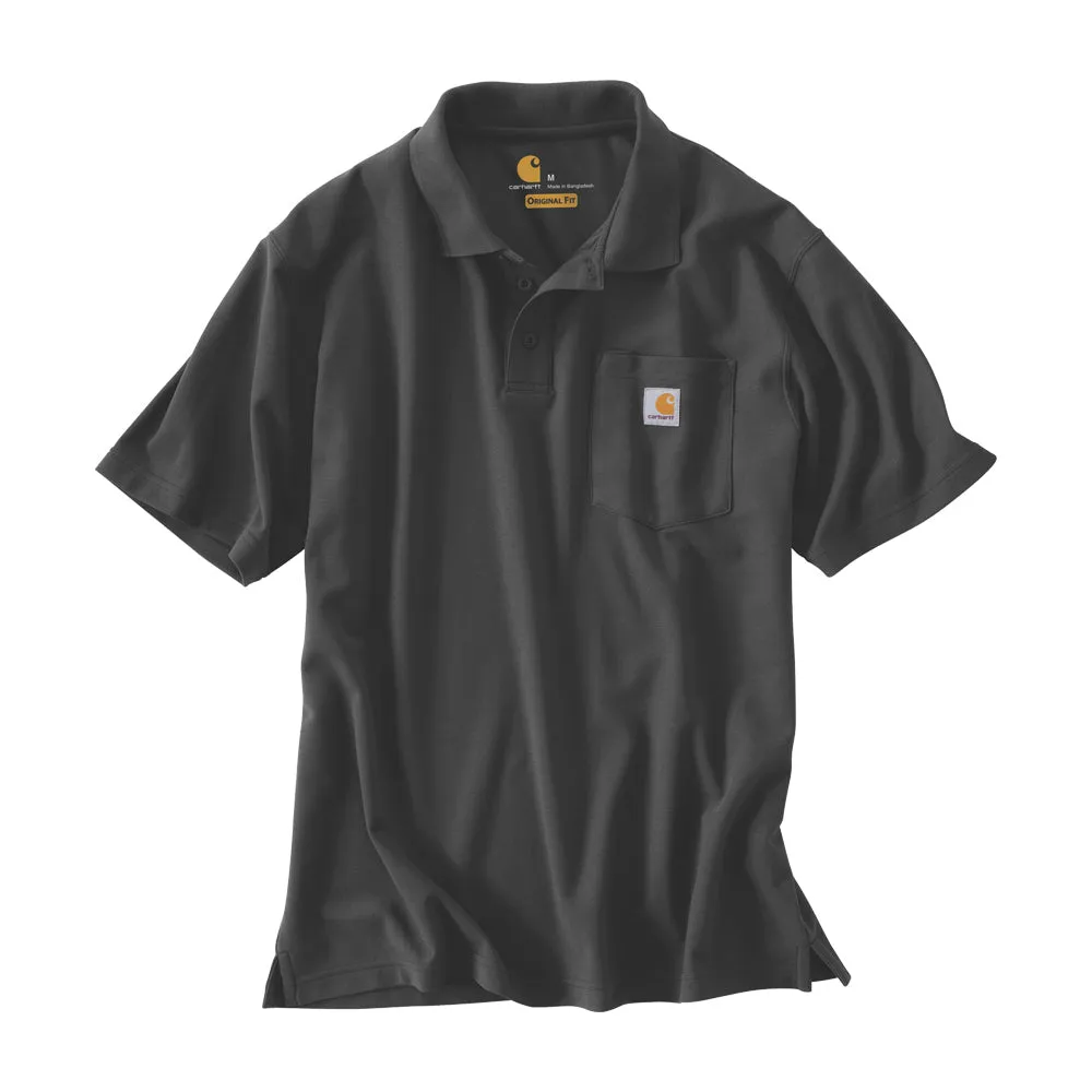 Carhartt Men's Loose Fit Short Sleeve Pocket Polo