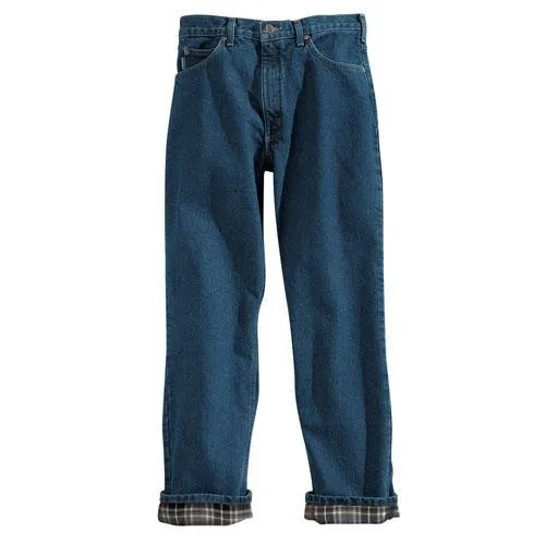 Carhartt Men's Relaxed Fit Flannel Lined Jeans - Darkstone