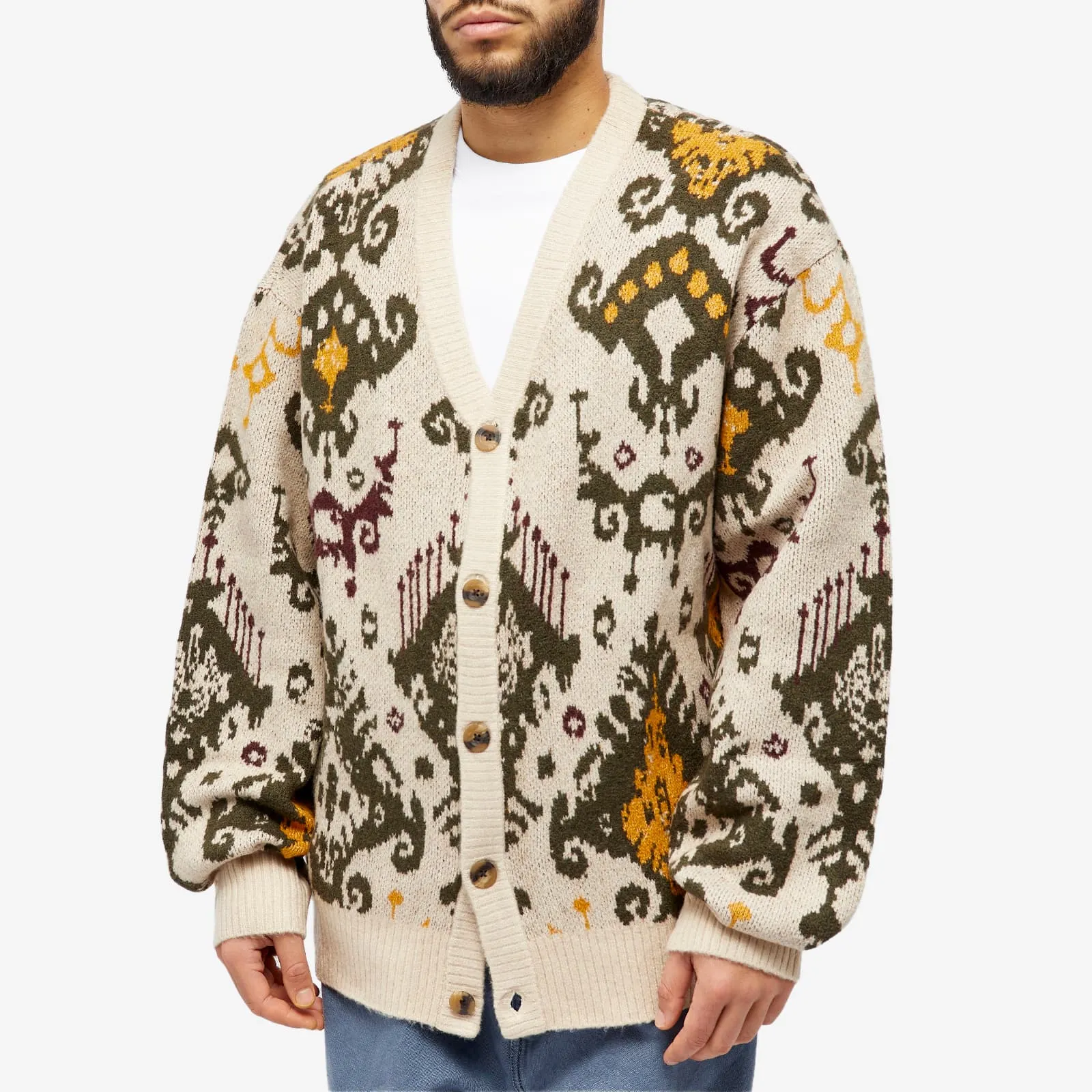 Carhartt Wip Baru Cardigan, Wall Jacquard