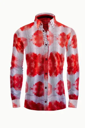 Coral Haze Men's Casual Shirt