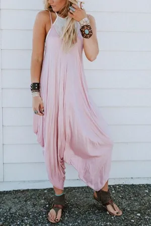 Drape Loose Jumpsuit