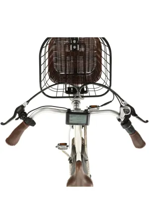 Ecotric Lark 36V/10Ah 500W Electric City Bike with Basket and Rear Rack