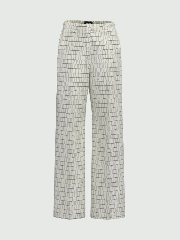 Emme Marella Distant Trousers Wool White