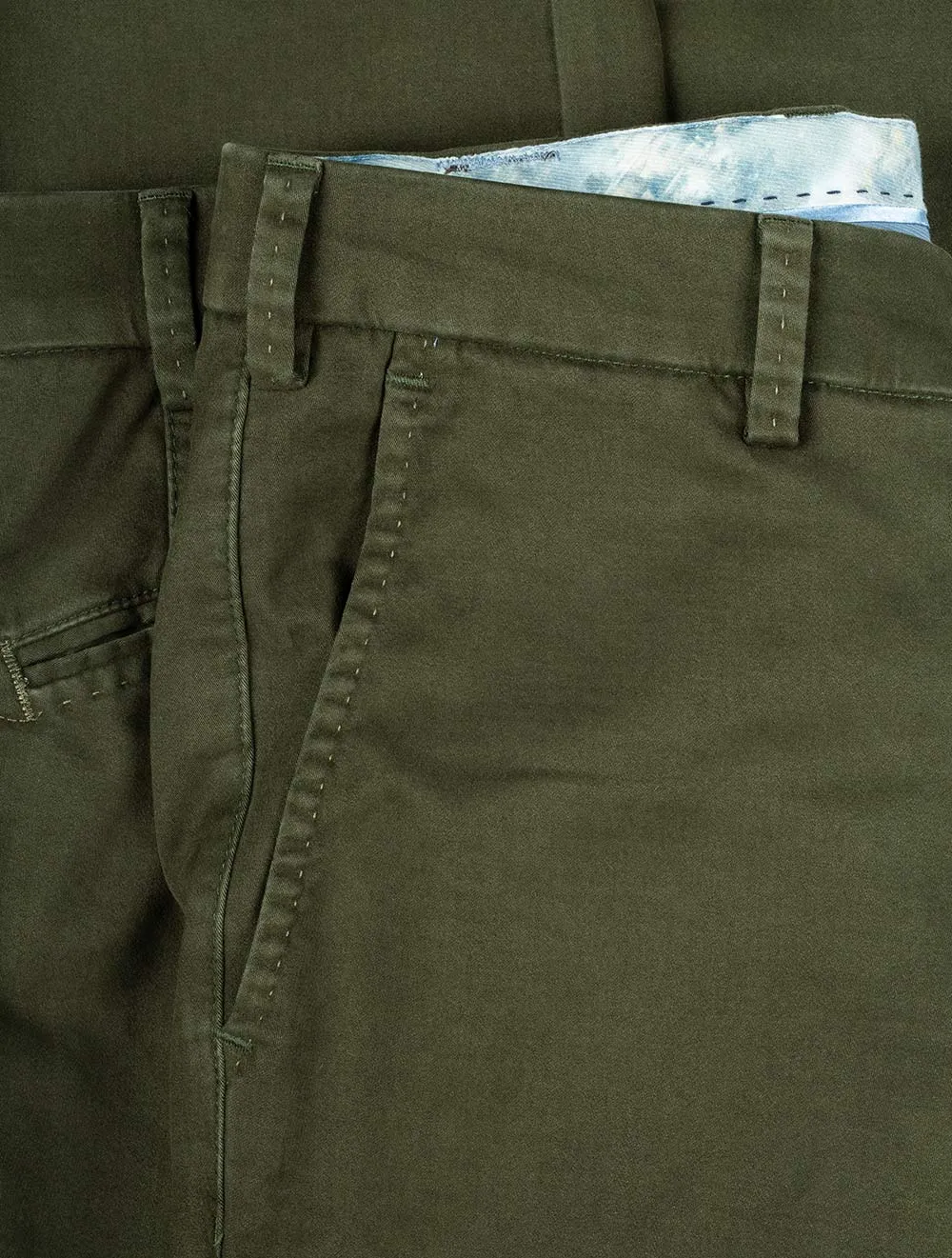 Green Lupus Cotton Mix Trouser