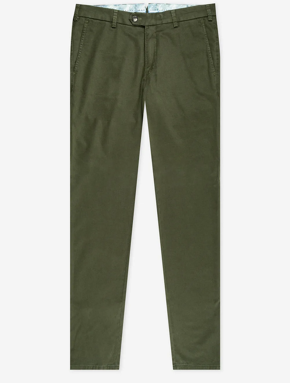 Green Lupus Cotton Mix Trouser