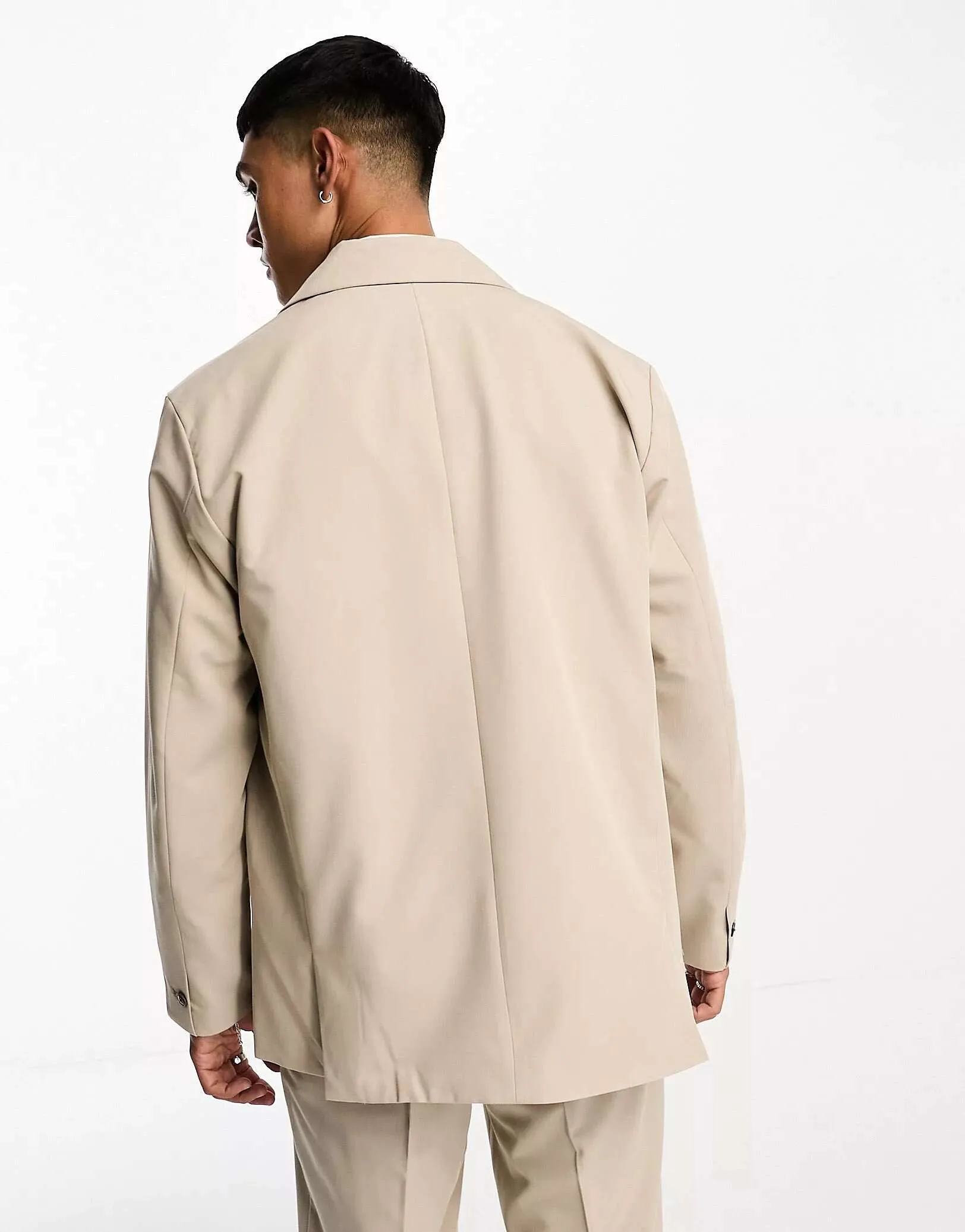 Jack & Jones Originals oversized beige jacket