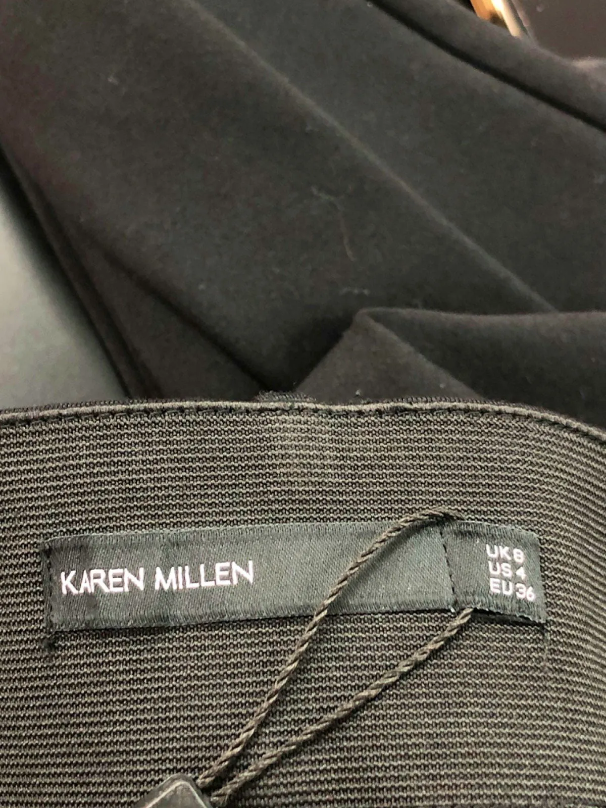 Karen Millen Black Trousers UK 8