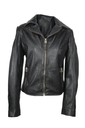 Mauritius Olivia Ladies Leather Jacket Black