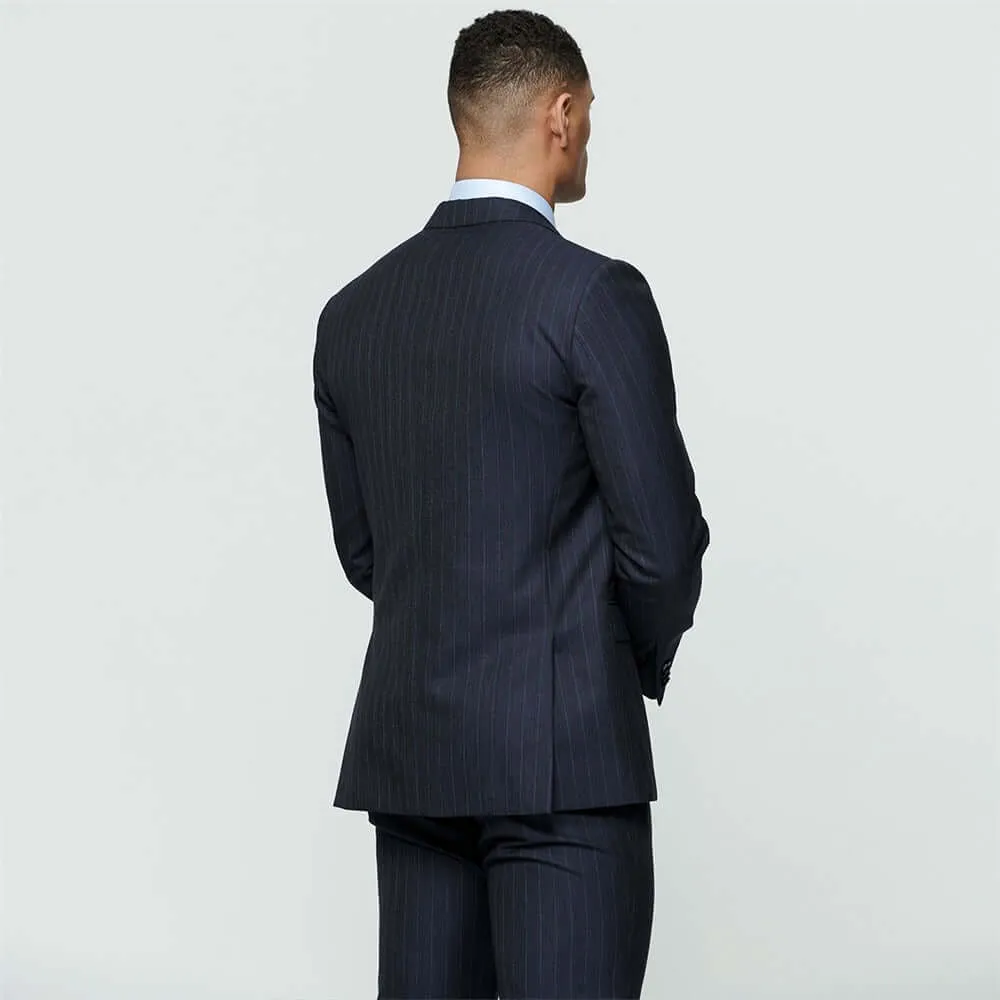 Mix & Match Pinstripe Wool Suit Trousers