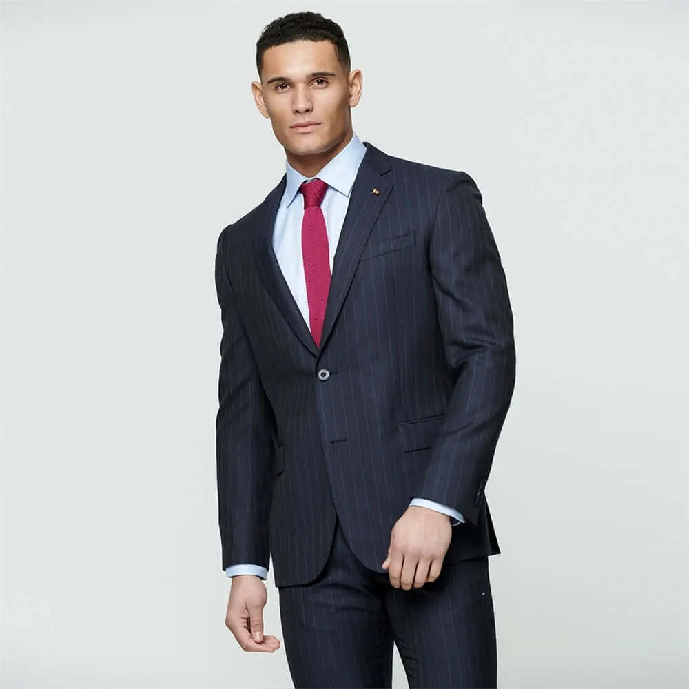 Mix & Match Pinstripe Wool Suit Trousers