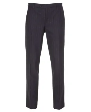 Mix & Match Pinstripe Wool Suit Trousers