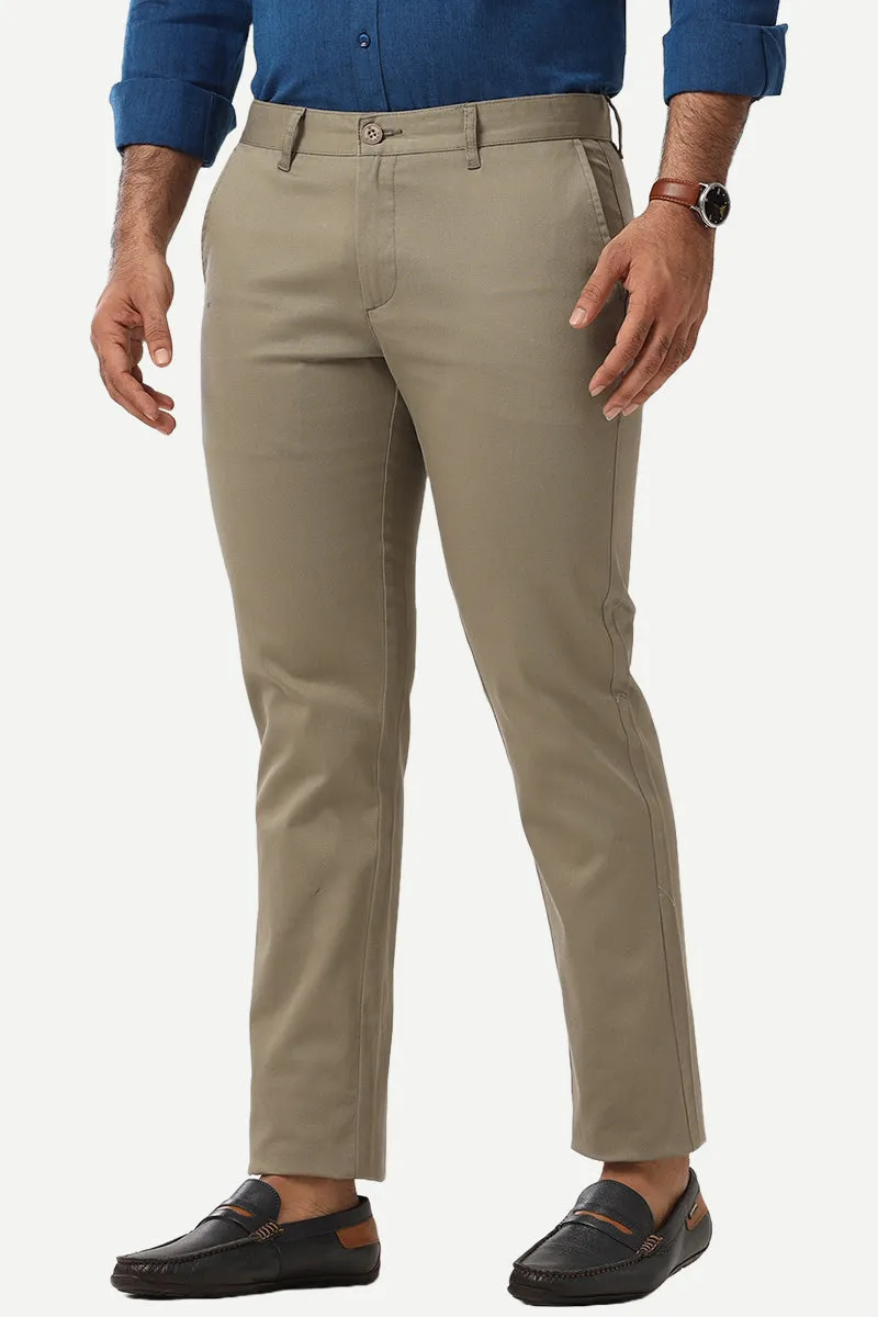 Monaco - Pale Olive Green Trouser For Men | Ariser