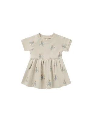 Raglan Dress - Parrots