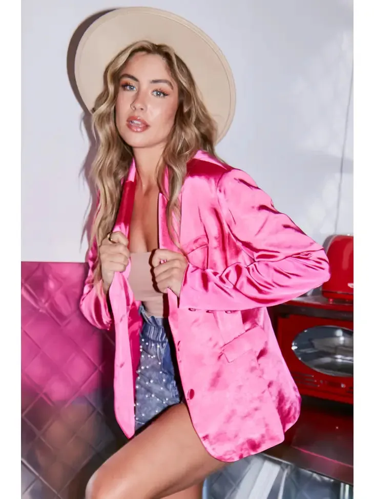 Satin Blazer