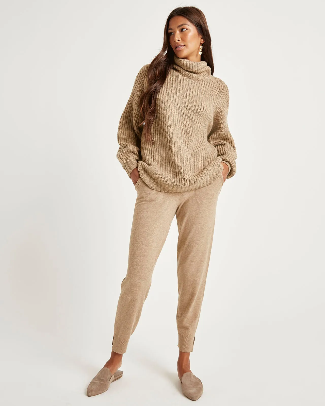 Splendid x Cella Jane Cashblend Turtleneck Sweater