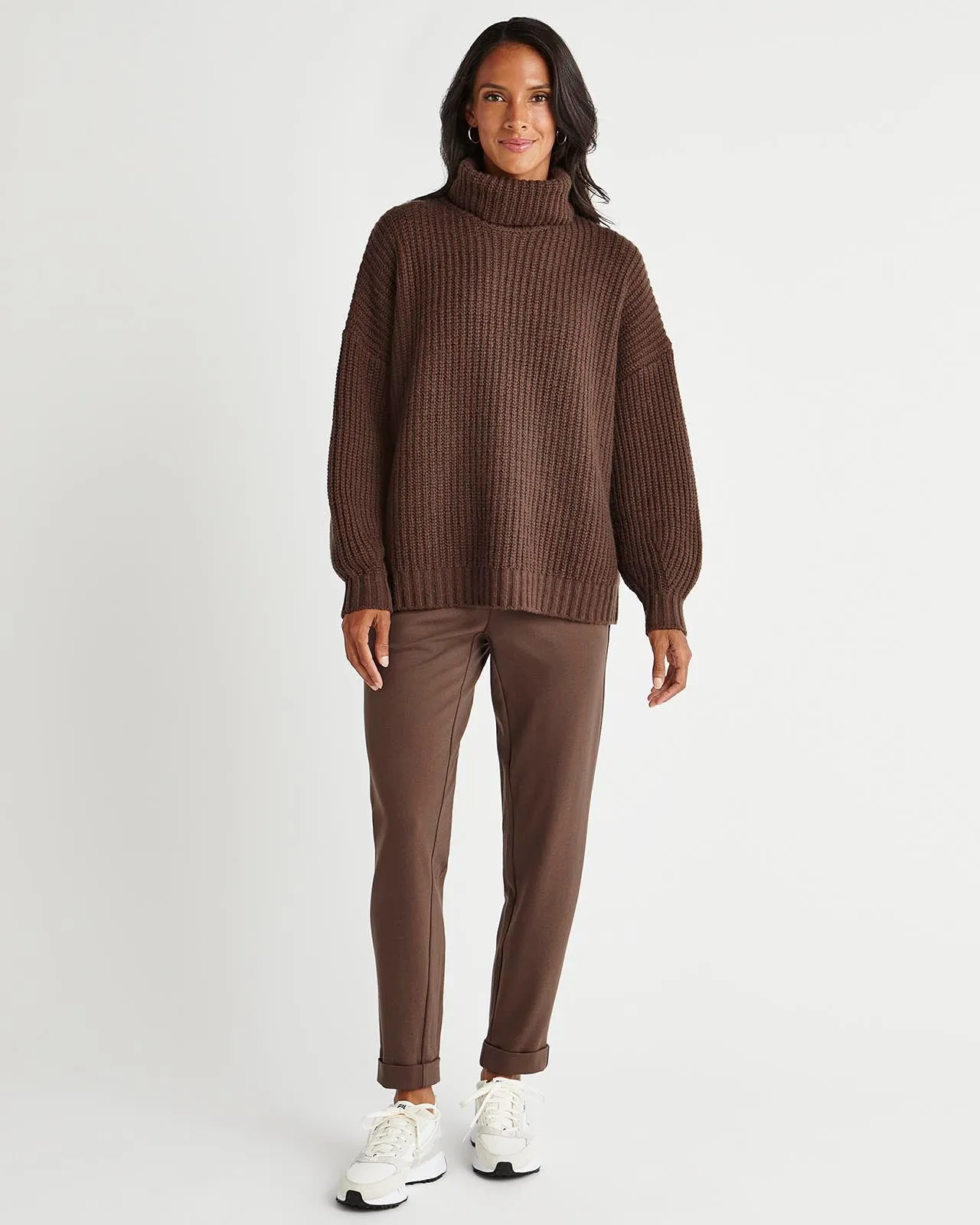 Splendid x Cella Jane Cashblend Turtleneck Sweater