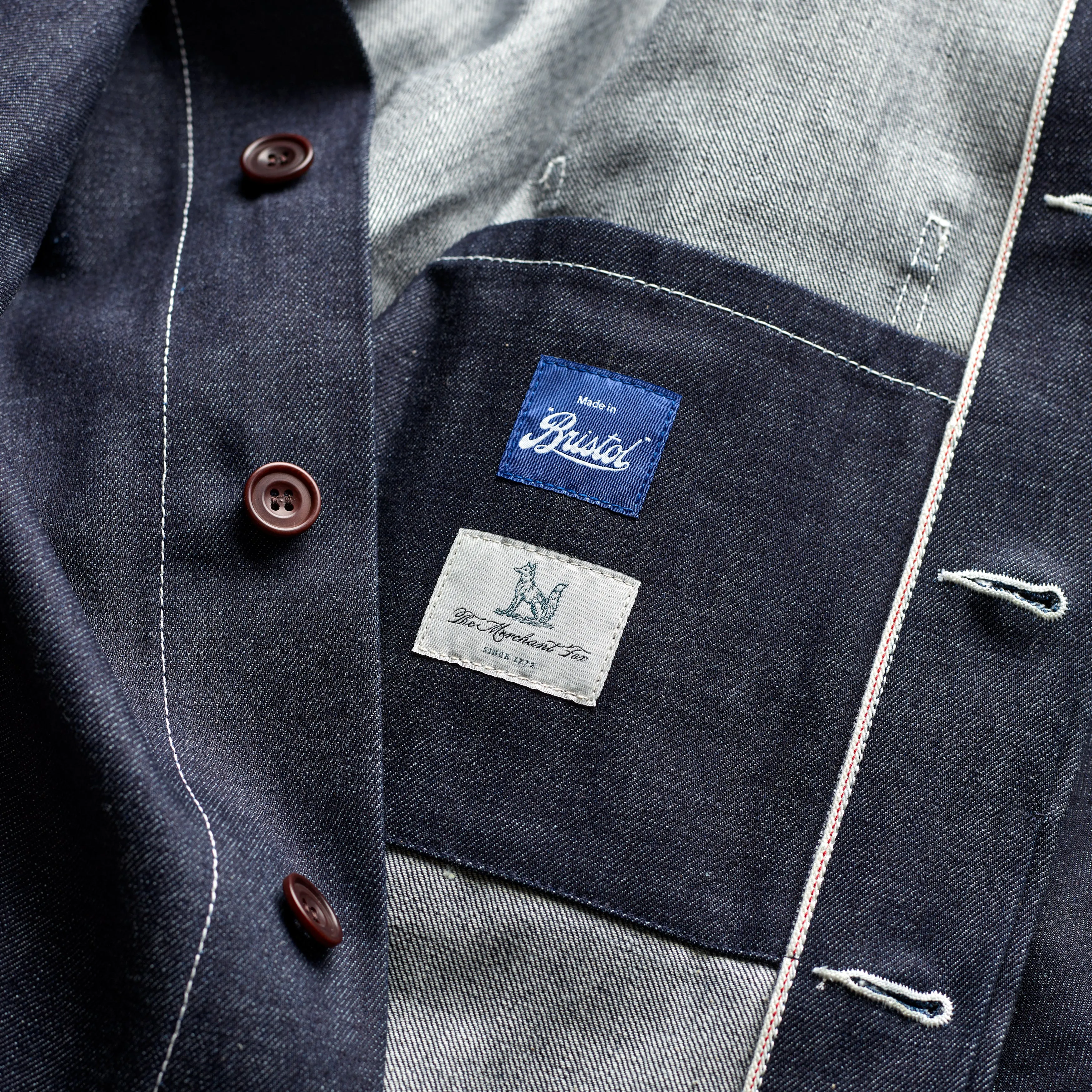 The Bristol "Brunel" Indigo Denim Jacket