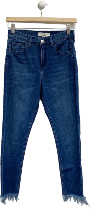 Topshop Blue Moto Jeans W26 L30