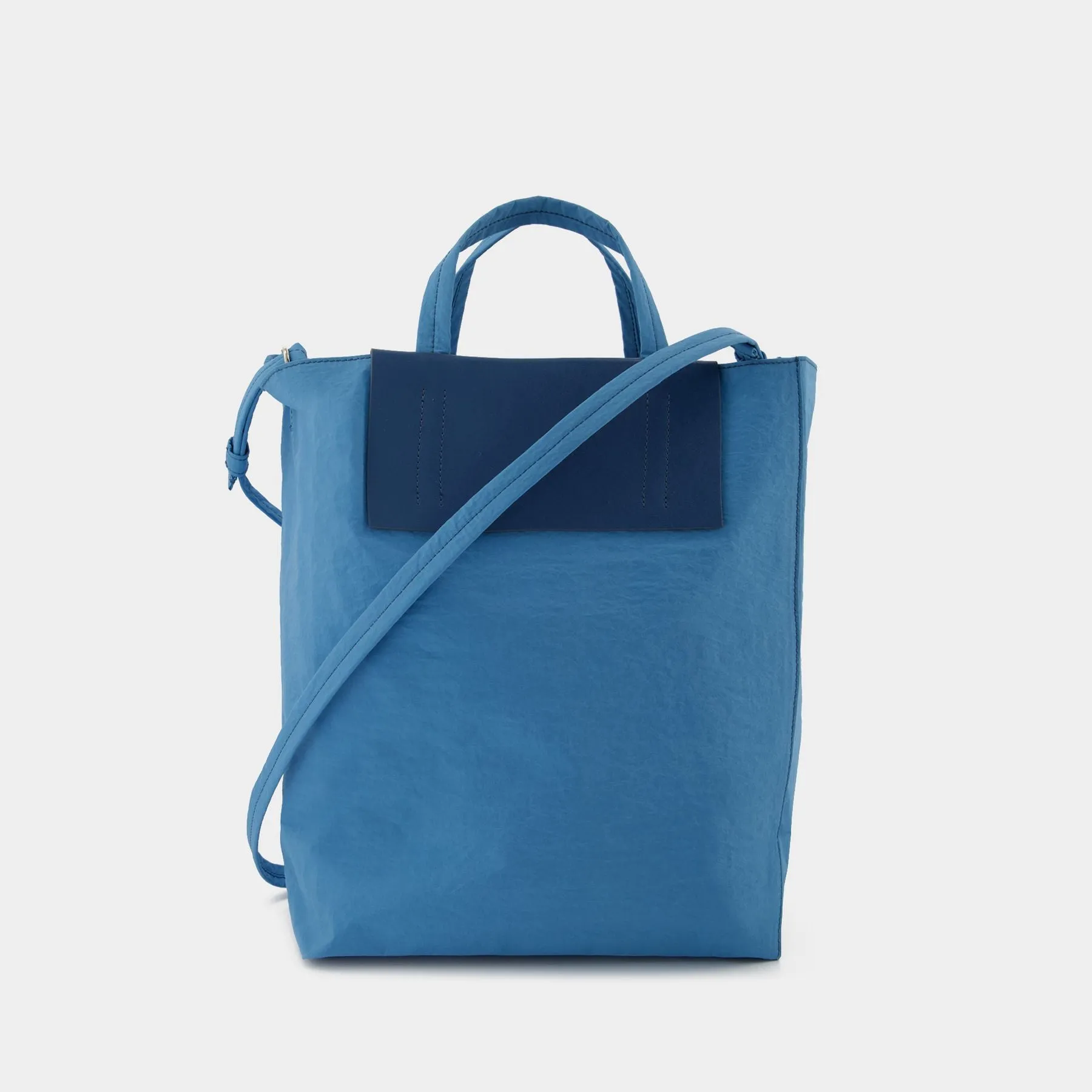 Tote Bag - Acne Studios -  Blue Poudré/Blue - Leather