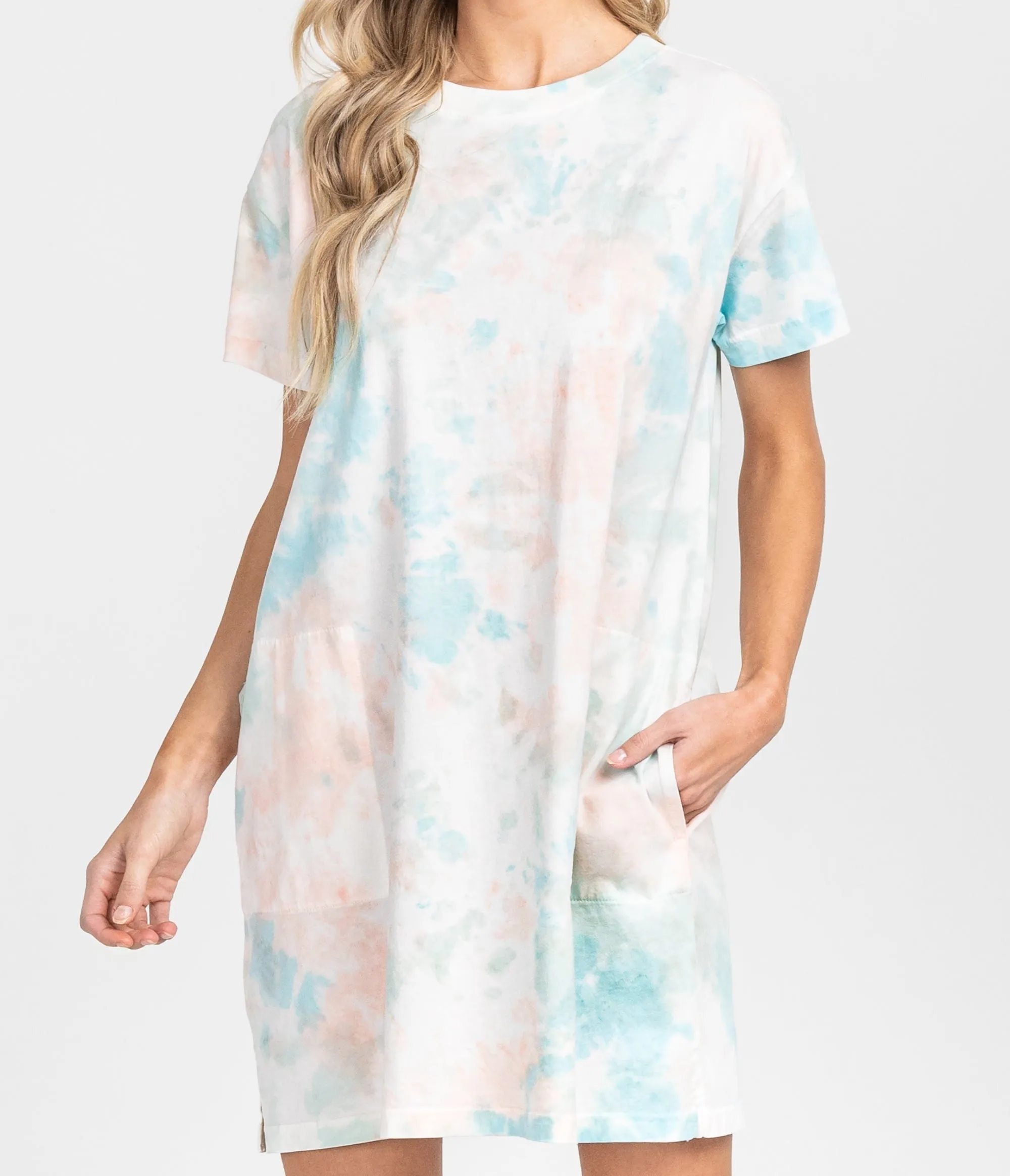 Your New Favorite Tee Dress - Tropicana