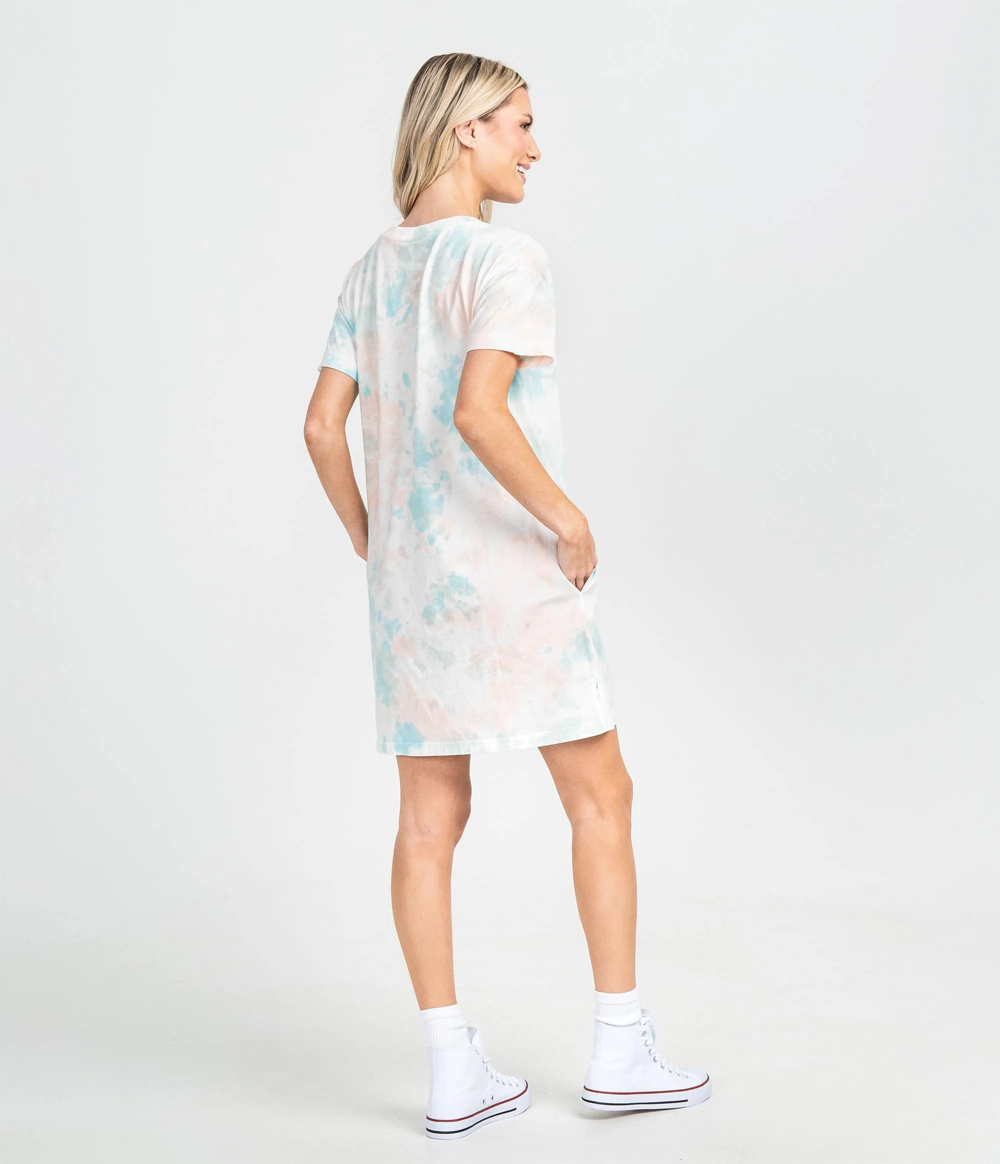 Your New Favorite Tee Dress - Tropicana