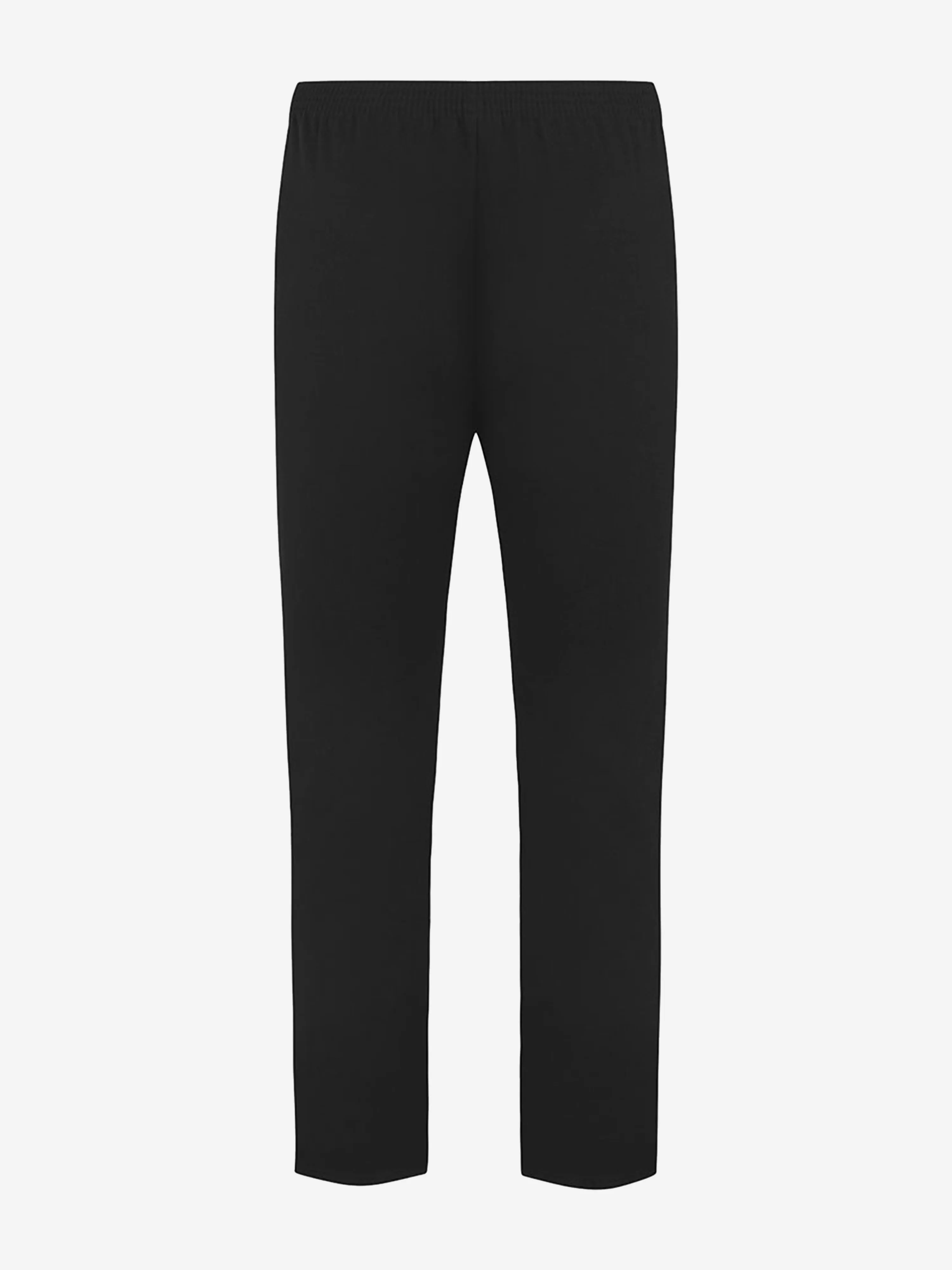 Zeco Girls School Slim Fit Trousers (Elastic Black) in Black